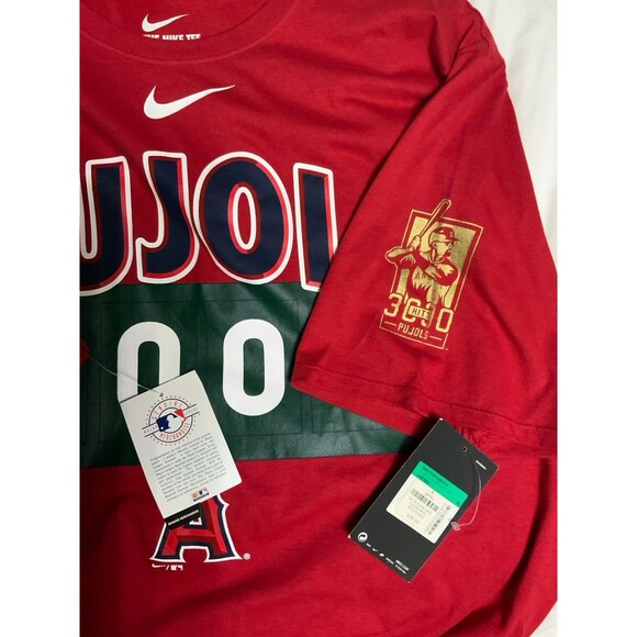 NWT XL Albert Pujols 3000 Hits Nike Tee - Picture 2 of 2